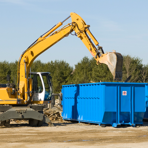 can i choose the location where the residential dumpster will be placed in Mc Lemoresville TN